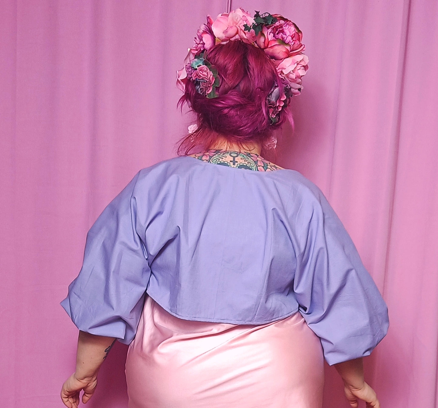 Valmistuote bolero koko L-XXL laventeli