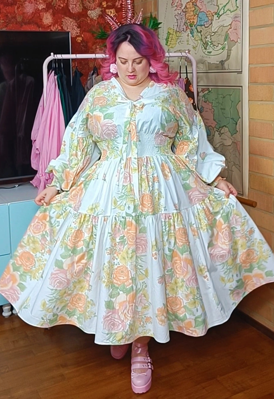 Mittatilausmalli Silja-mekko