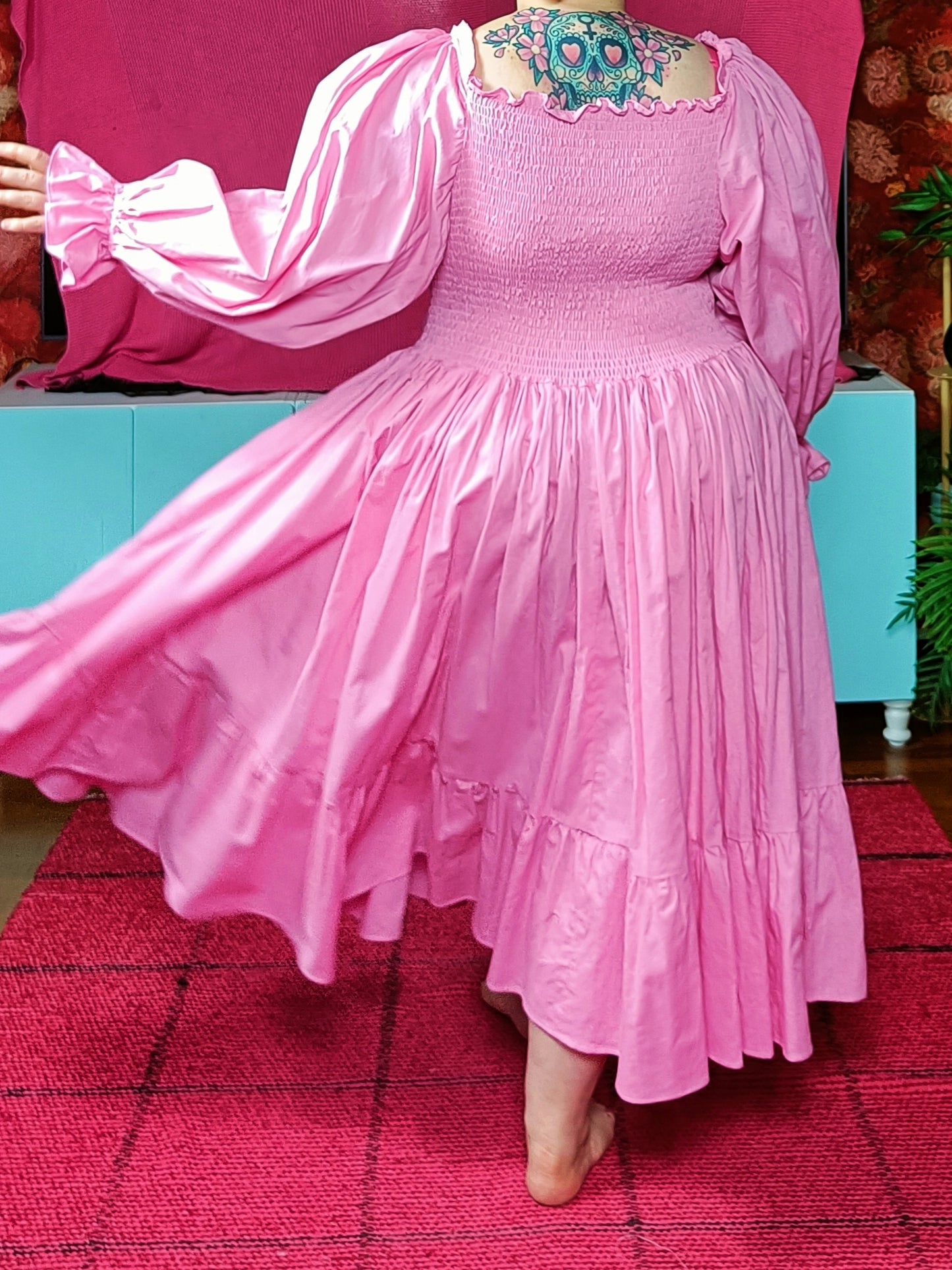 Heidi-mekko pitkällä hihalla koko 60/62