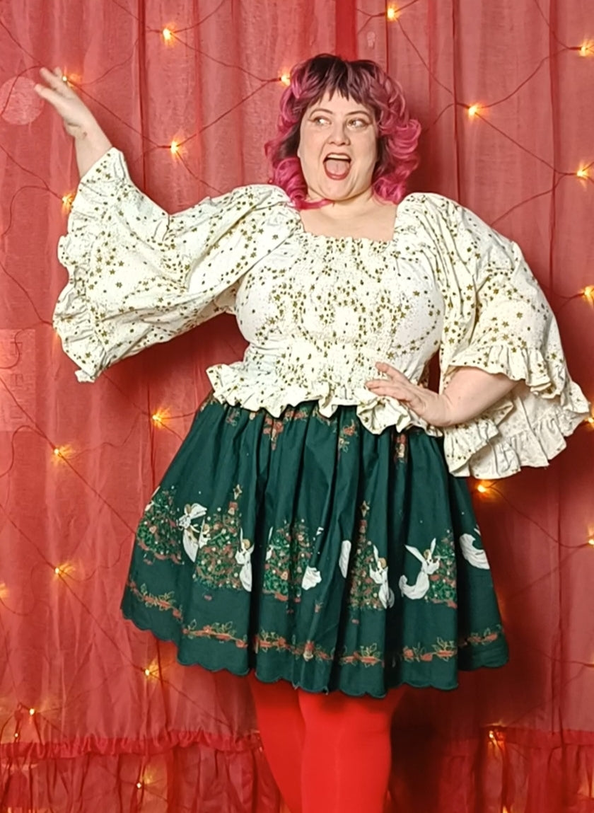 Smokkirypytetty paita tähdilla koko 3XL-5XL