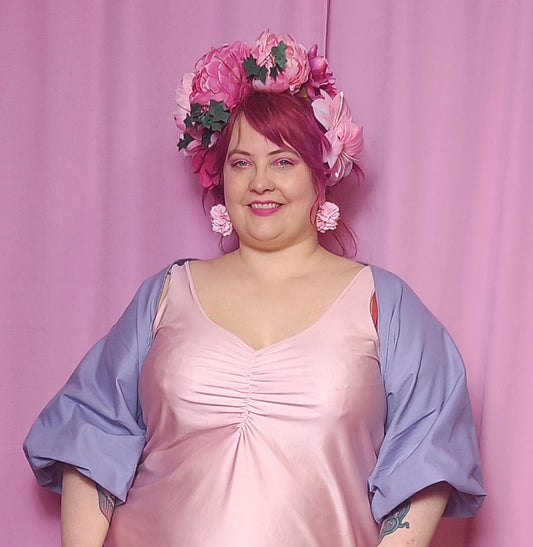 Valmistuote bolero koko L-XXL laventeli