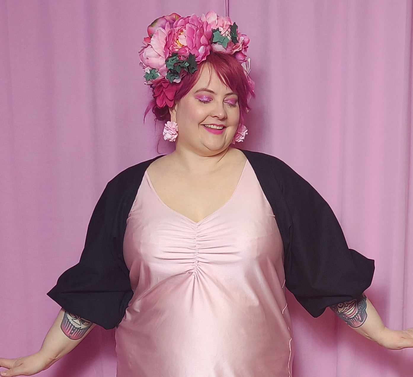 Valmistuote bolero koko L-XXL musta