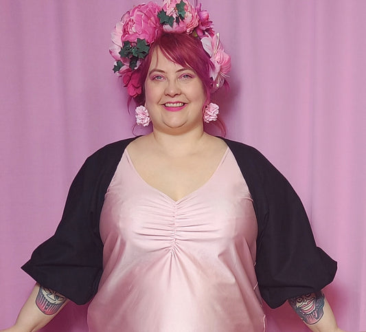 Valmistuote bolero koko L-XXL musta